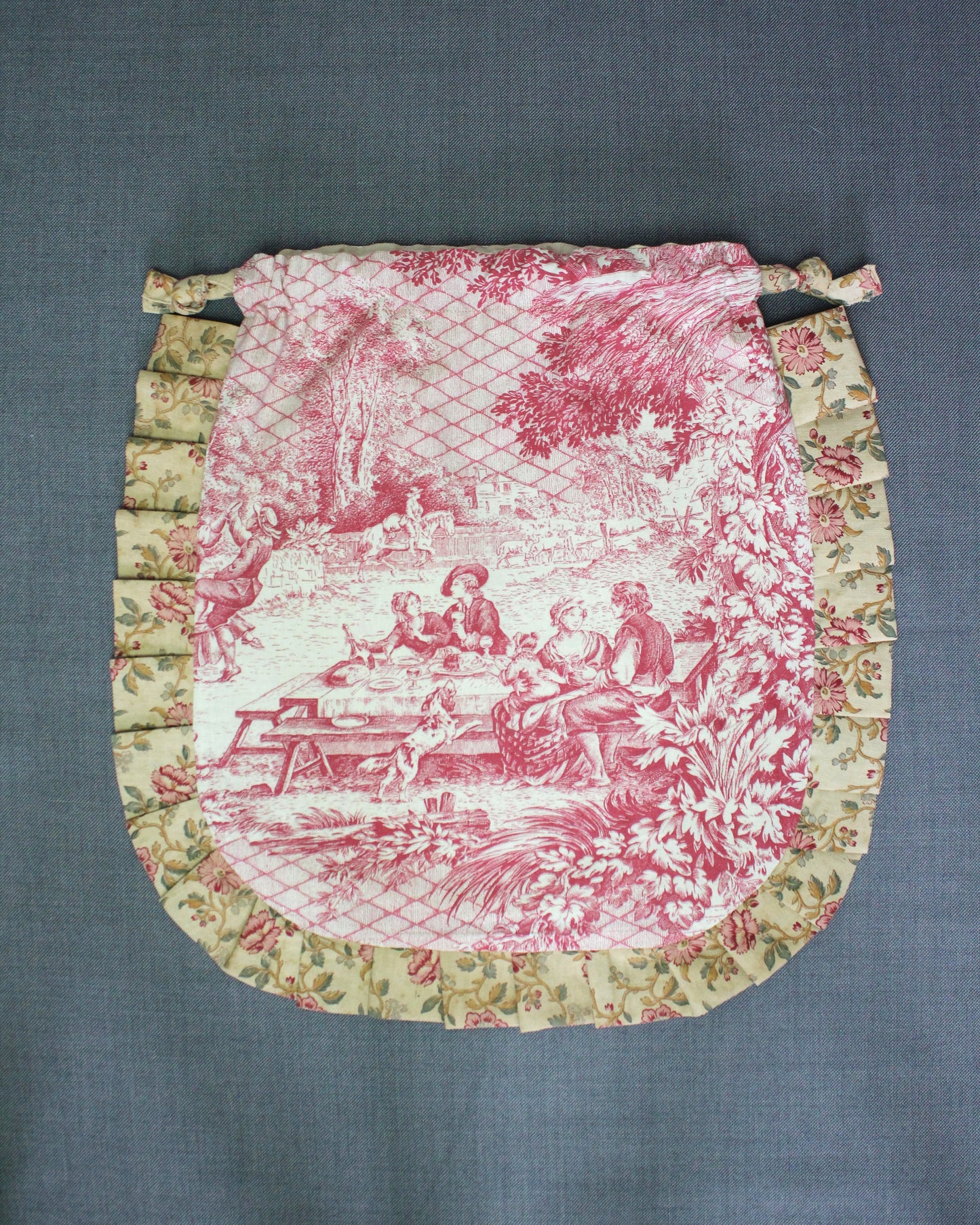 VAGABONDE TOILE DE JOUY ROSE