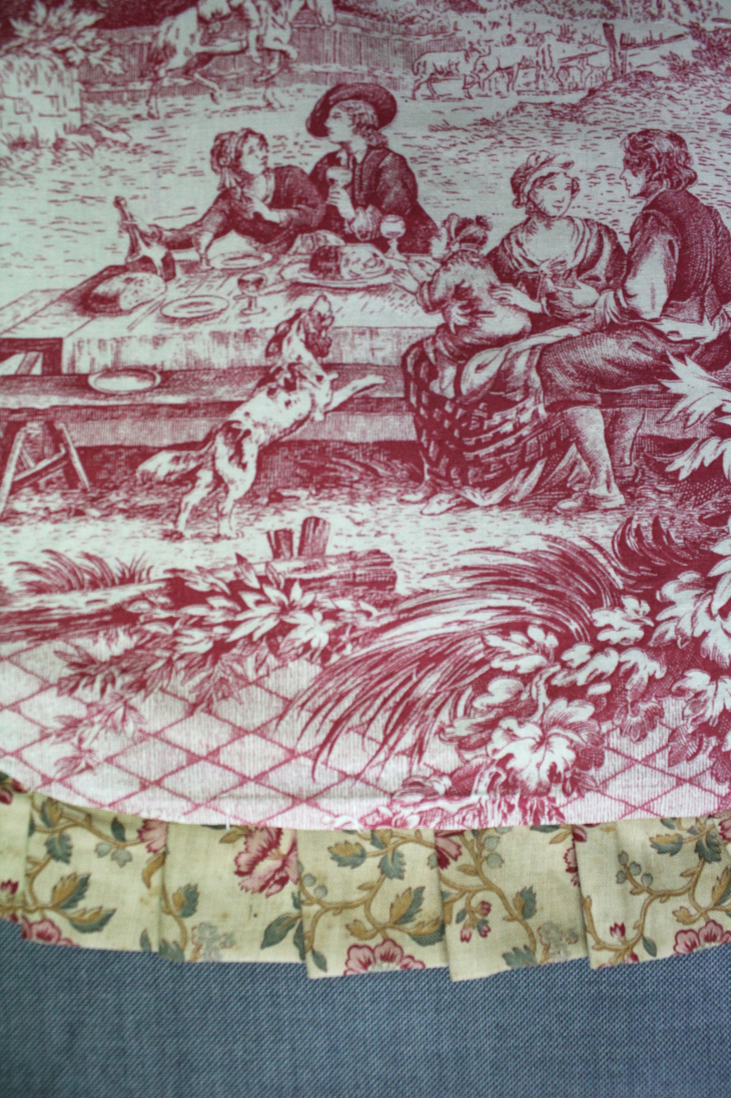 VAGABONDE TOILE DE JOUY ROSE