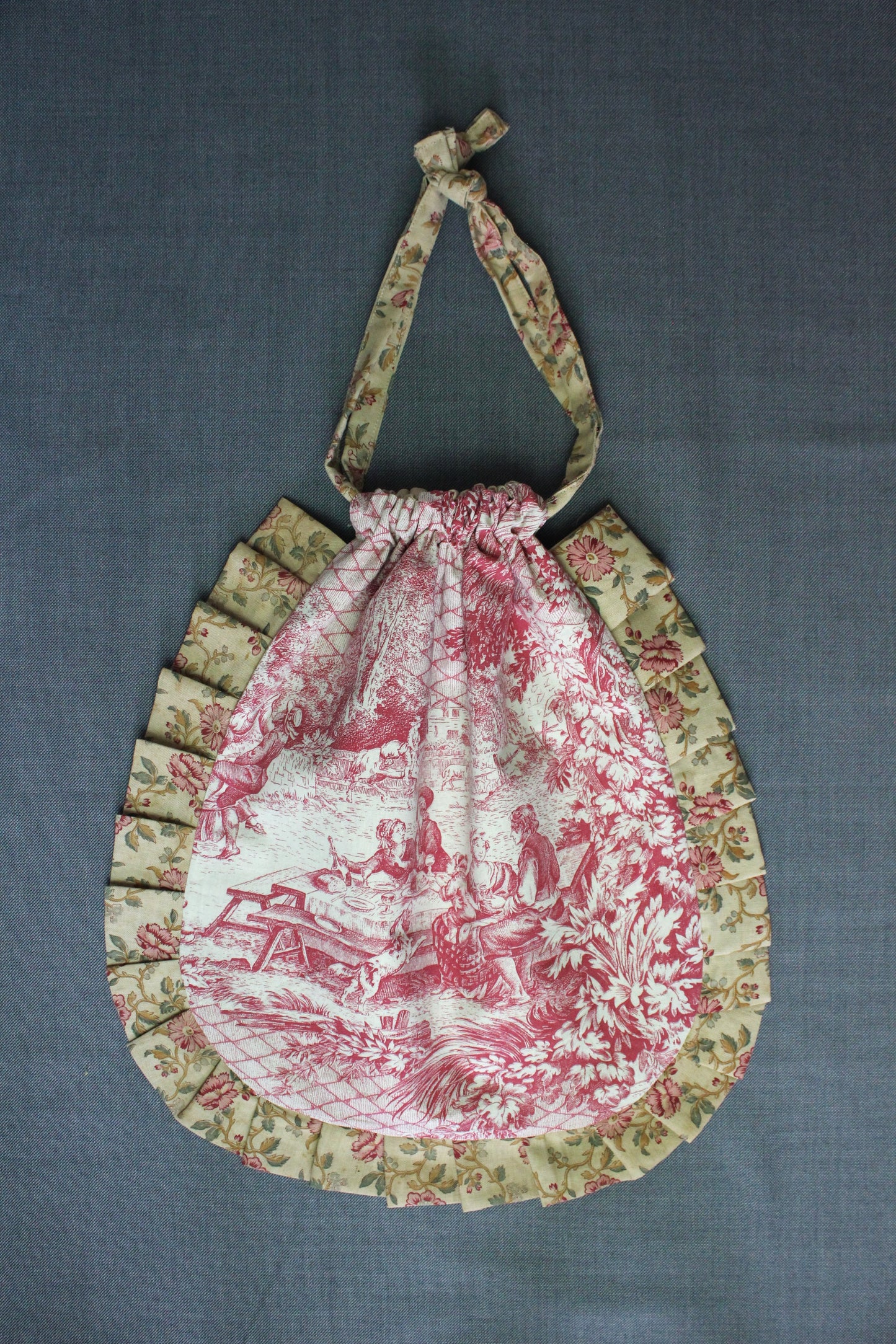 VAGABONDE TOILE DE JOUY ROSE